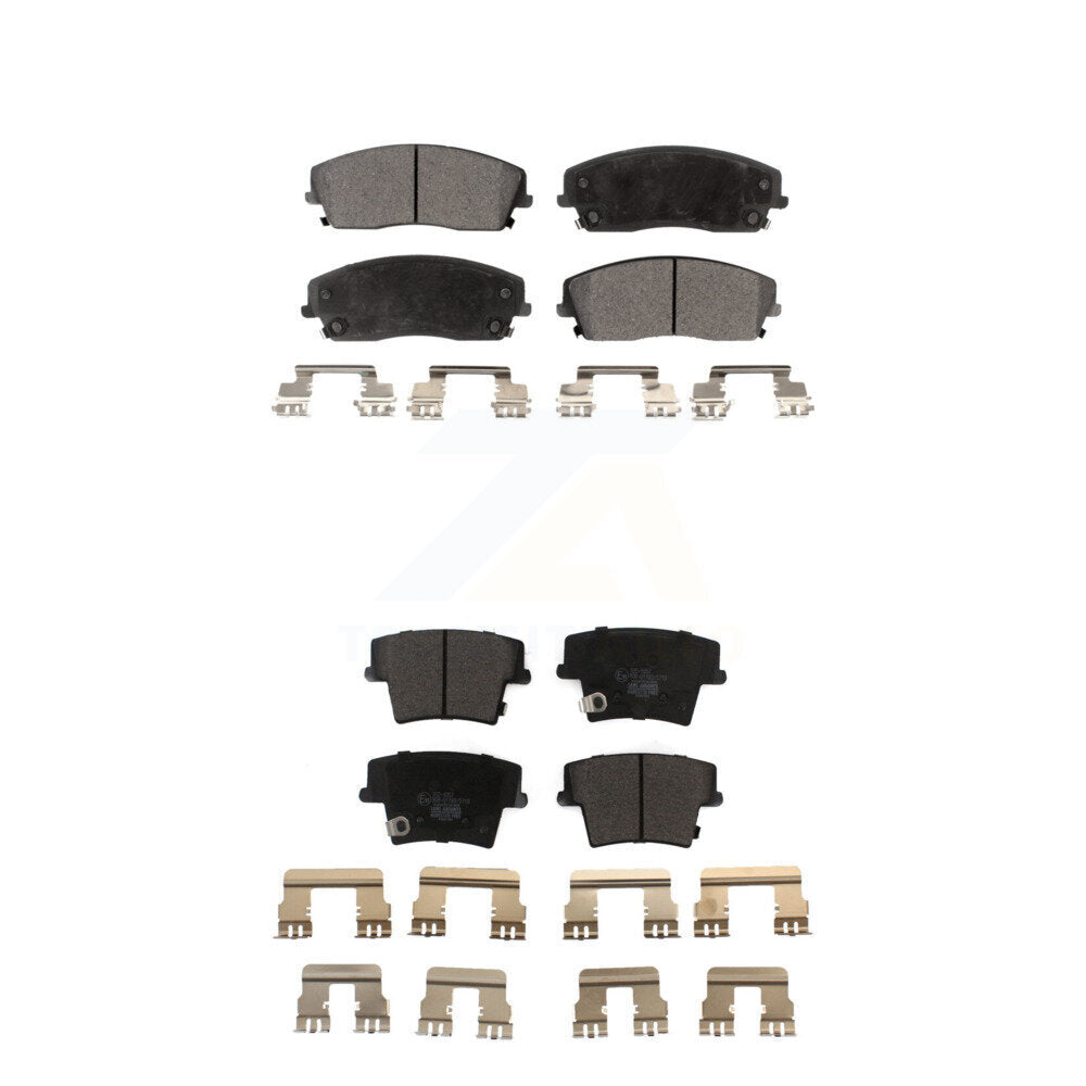 Ceramic Brake Pads Front Rear Kit For Dodge Charger Chrysler 300 Challenger