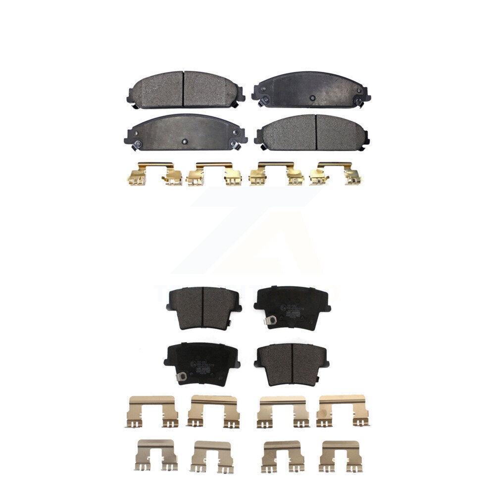 Ceramic Brake Pads Front Rear Kit For Dodge Charger Chrysler 300 Challenger