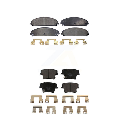 Ceramic Brake Pads Front Rear Kit For Dodge Charger Chrysler 300 Challenger
