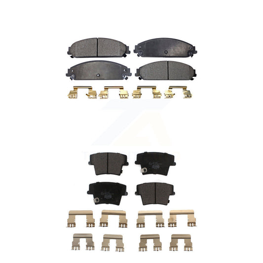Ceramic Brake Pads Front Rear Kit For Dodge Charger Chrysler 300 Challenger