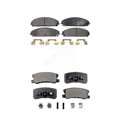 Ceramic Brake Pads Front Rear Kit For 2008-2009 Dodge Caliber SRT-4