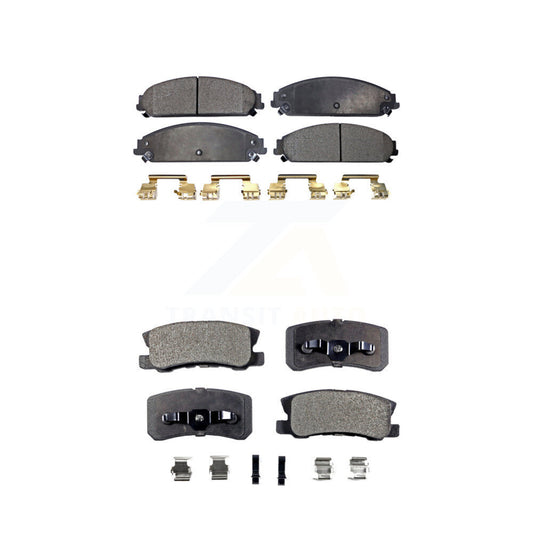 Ceramic Brake Pads Front Rear Kit For 2008-2009 Dodge Caliber SRT-4
