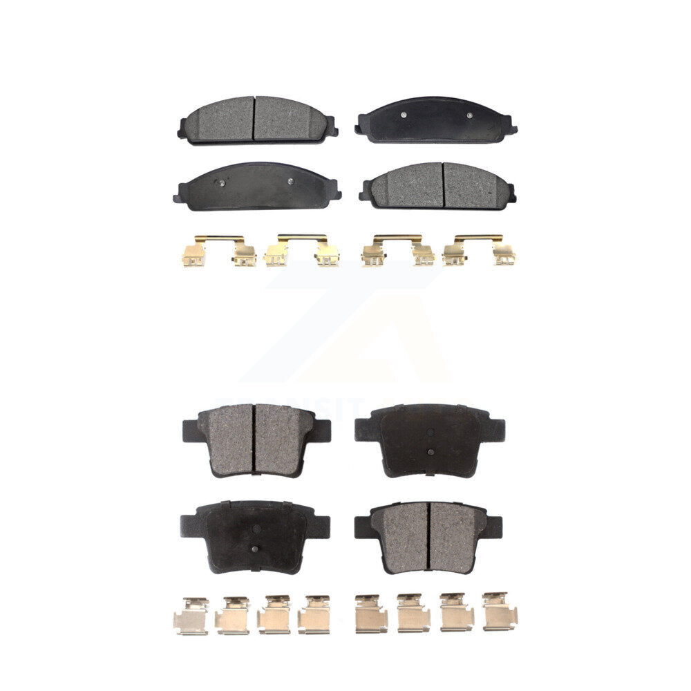 Ceramic Brake Pads Front Rear Kit For Ford Five Hundred Freestyle Taurus X Sable