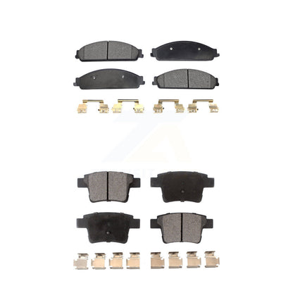 Ceramic Brake Pads Front Rear Kit For Ford Five Hundred Freestyle Taurus X Sable