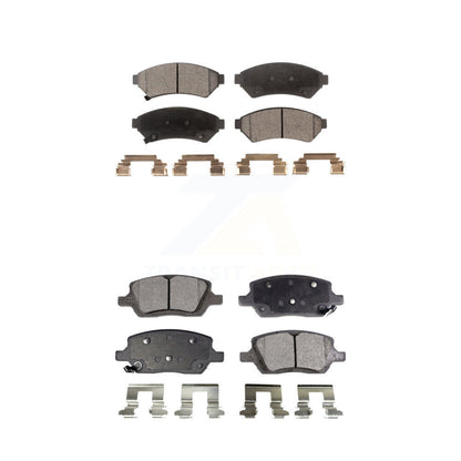 Ceramic Brake Pads Front Rear Kit For Pontiac Montana Chevrolet Uplander Buick