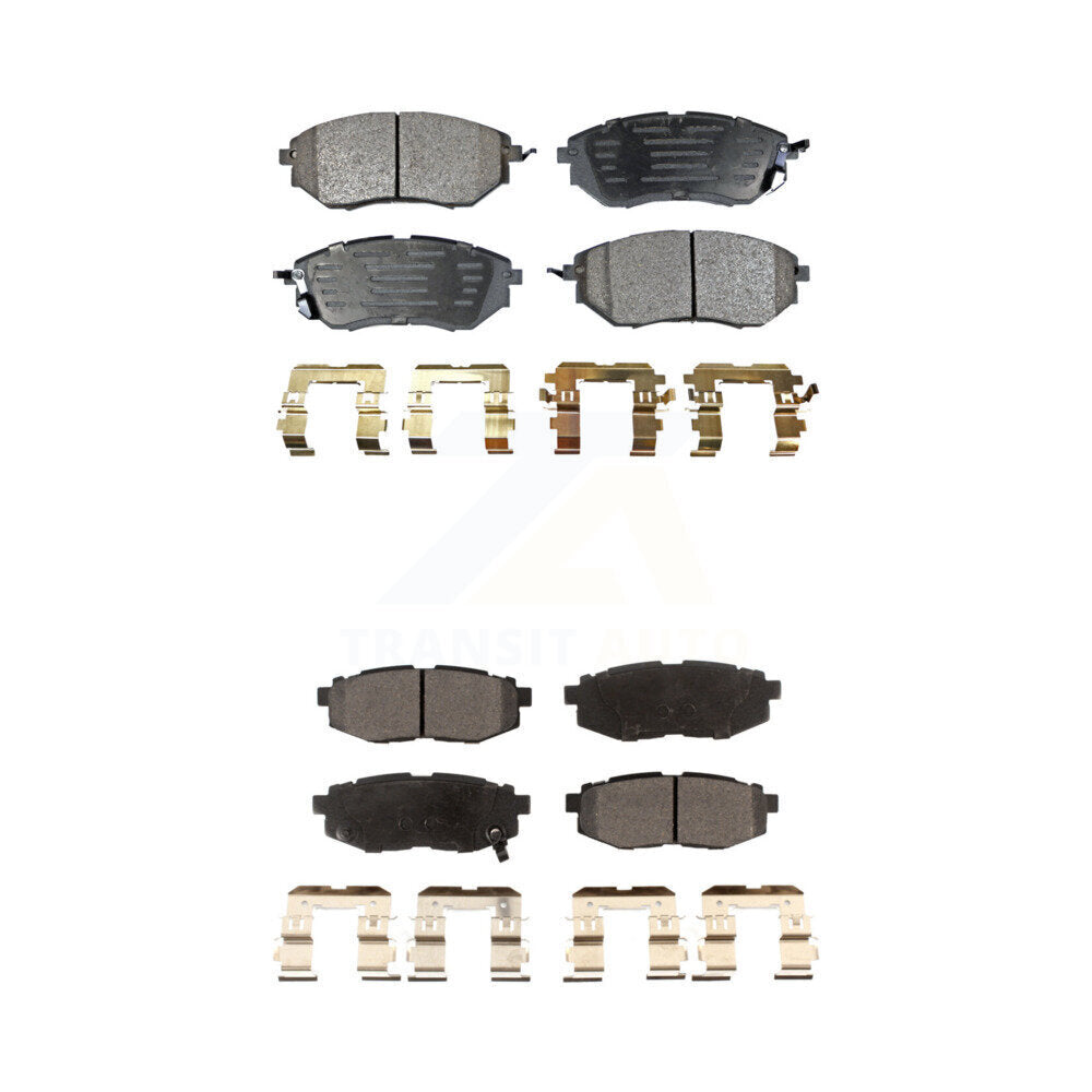 Ceramic Brake Pads Front Rear Kit For Subaru Forester Outback Legacy Tribeca B9