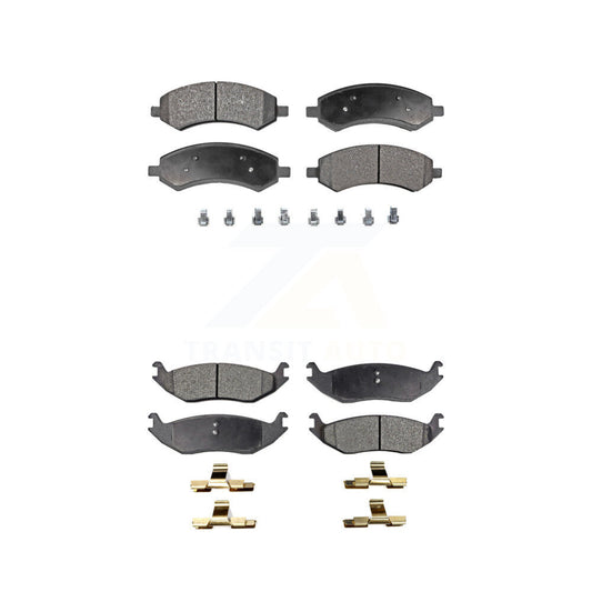 Ceramic Brake Pads Front Rear Kit For Ram 1500 Classic Dodge Chrysler Aspen