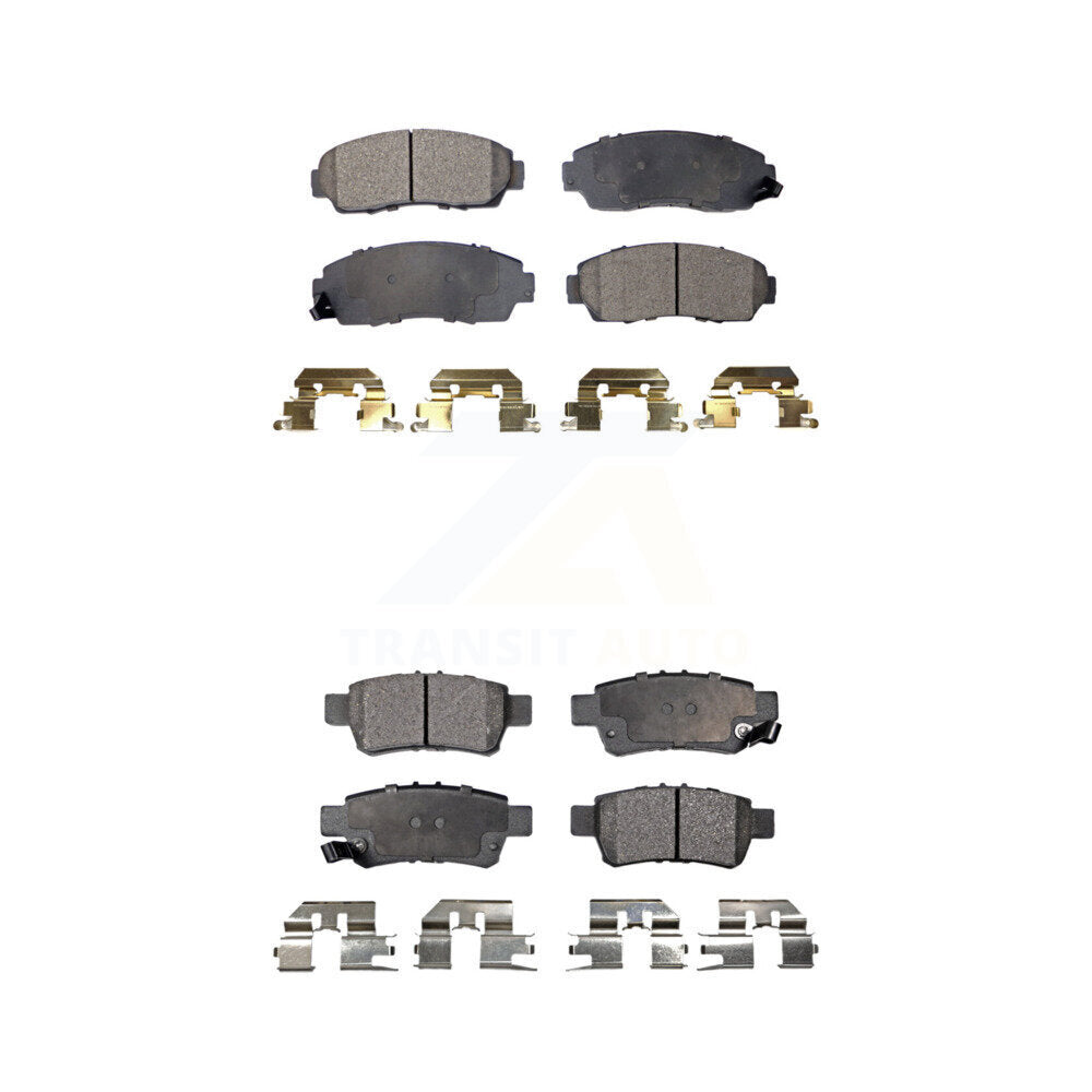 Ceramic Brake Pads Front Rear Kit For 2005-2010 Honda Odyssey