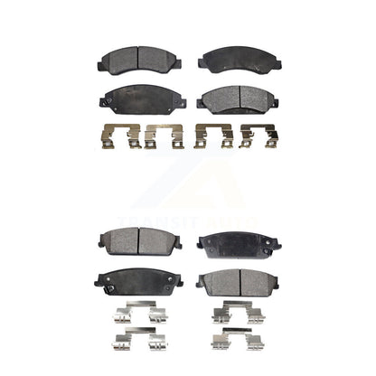 Ceramic Brake Pads Front Rear Kit For Chevrolet Avalanche Cadillac GMC Tahoe XL