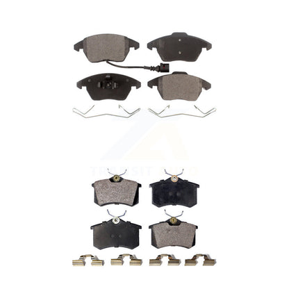 Ceramic Brake Pads Front Rear Kit For Volkswagen Jetta Beetle Audi A3