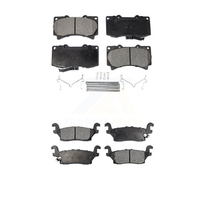 Ceramic Brake Pads Front Rear Kit For Hummer H3 H3T