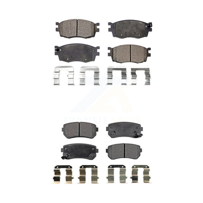Ceramic Brake Pads Front Rear Kit For Hyundai Accent Kia Rio Rio5