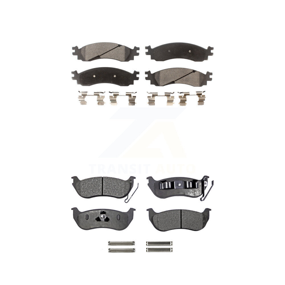 Ceramic Brake Pads Front Rear Kit For Ford Explorer Sport Trac Mercury