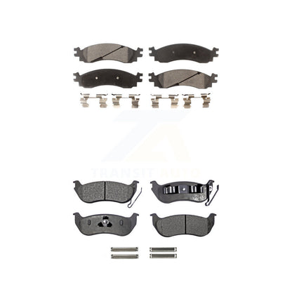 Ceramic Brake Pads Front Rear Kit For Ford Explorer Sport Trac Mercury