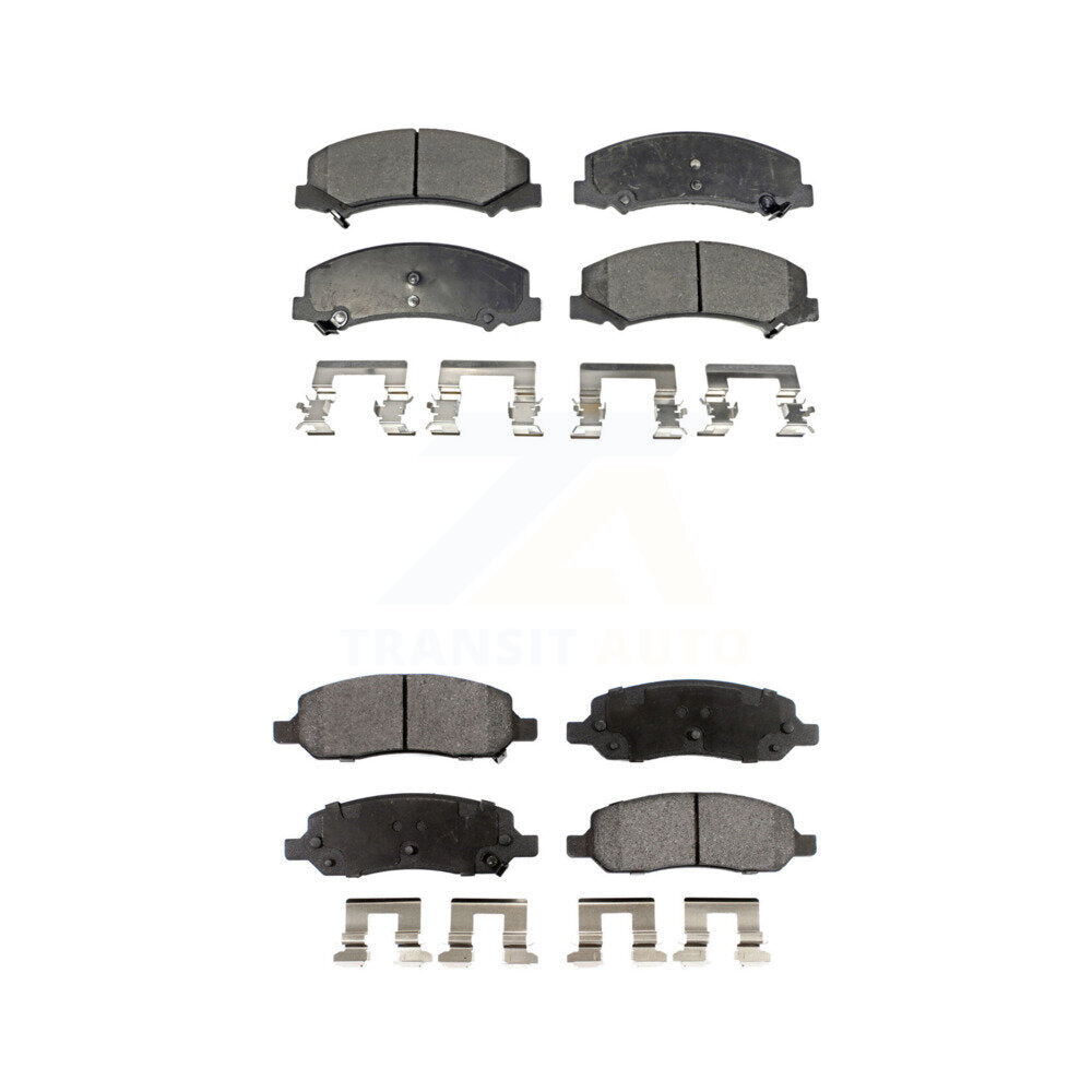 Ceramic Brake Pads Front Rear Kit For 2006-2011 Buick Lucerne Cadillac DTS