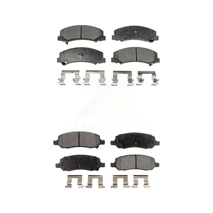 Ceramic Brake Pads Front Rear Kit For 2006-2011 Buick Lucerne Cadillac DTS