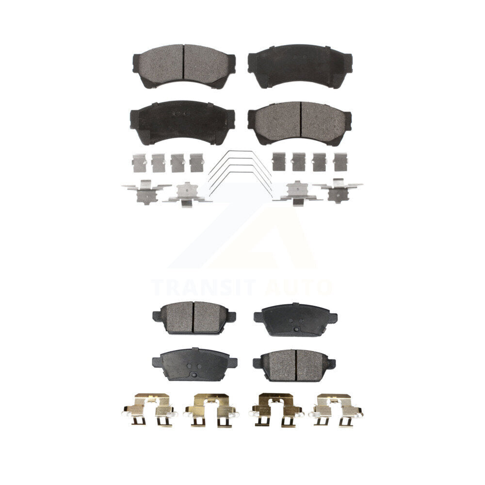 Ceramic Brake Pads Front Rear Kit For Ford Fusion Mazda 6 Lincoln MKZ Zephyr