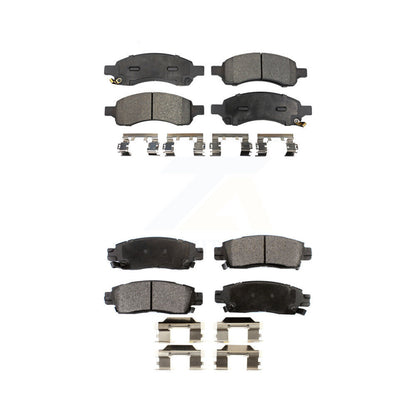 Ceramic Brake Pad Front Rear Kit For Chevrolet Trailblazer GMC Envoy XL EXT Saab