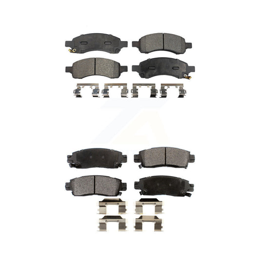 Ceramic Brake Pad Front Rear Kit For Chevrolet Trailblazer GMC Envoy XL EXT Saab