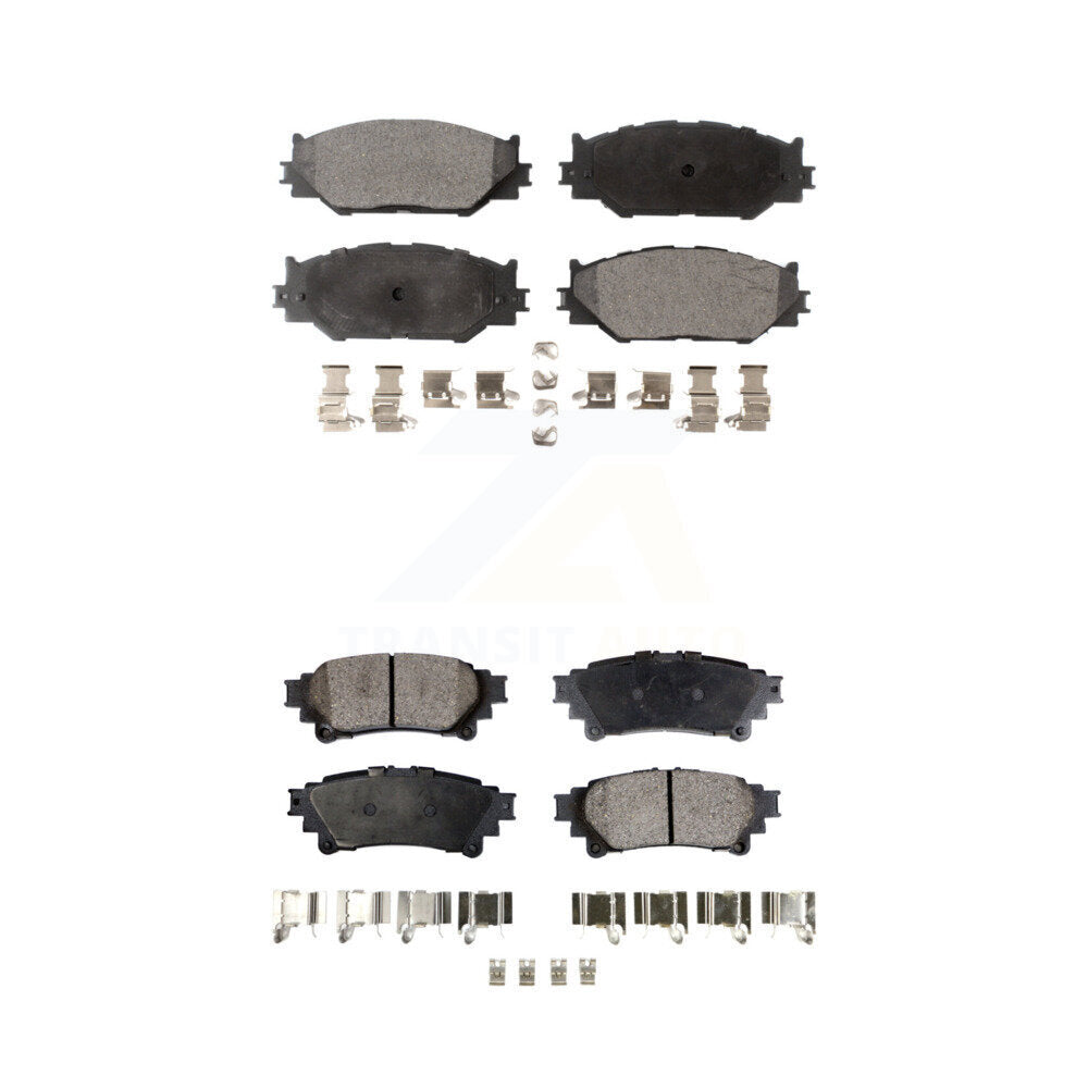 Ceramic Brake Pads Front Rear Kit For 2014-2015 Lexus IS250 With F Sport Package