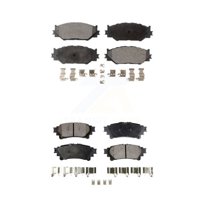 Ceramic Brake Pads Front Rear Kit For 2014-2015 Lexus IS250 With F Sport Package