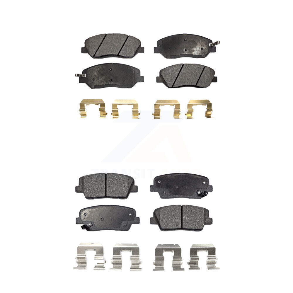 Ceramic Brake Pads Front Rear Kit For Kia Sedona Hyundai Entourage Genesis