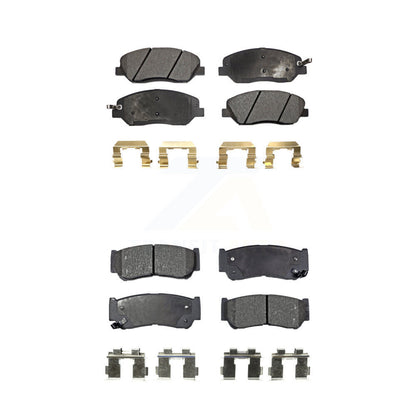 Ceramic Brake Pads Front Rear Kit For 2007-2009 Hyundai Santa Fe