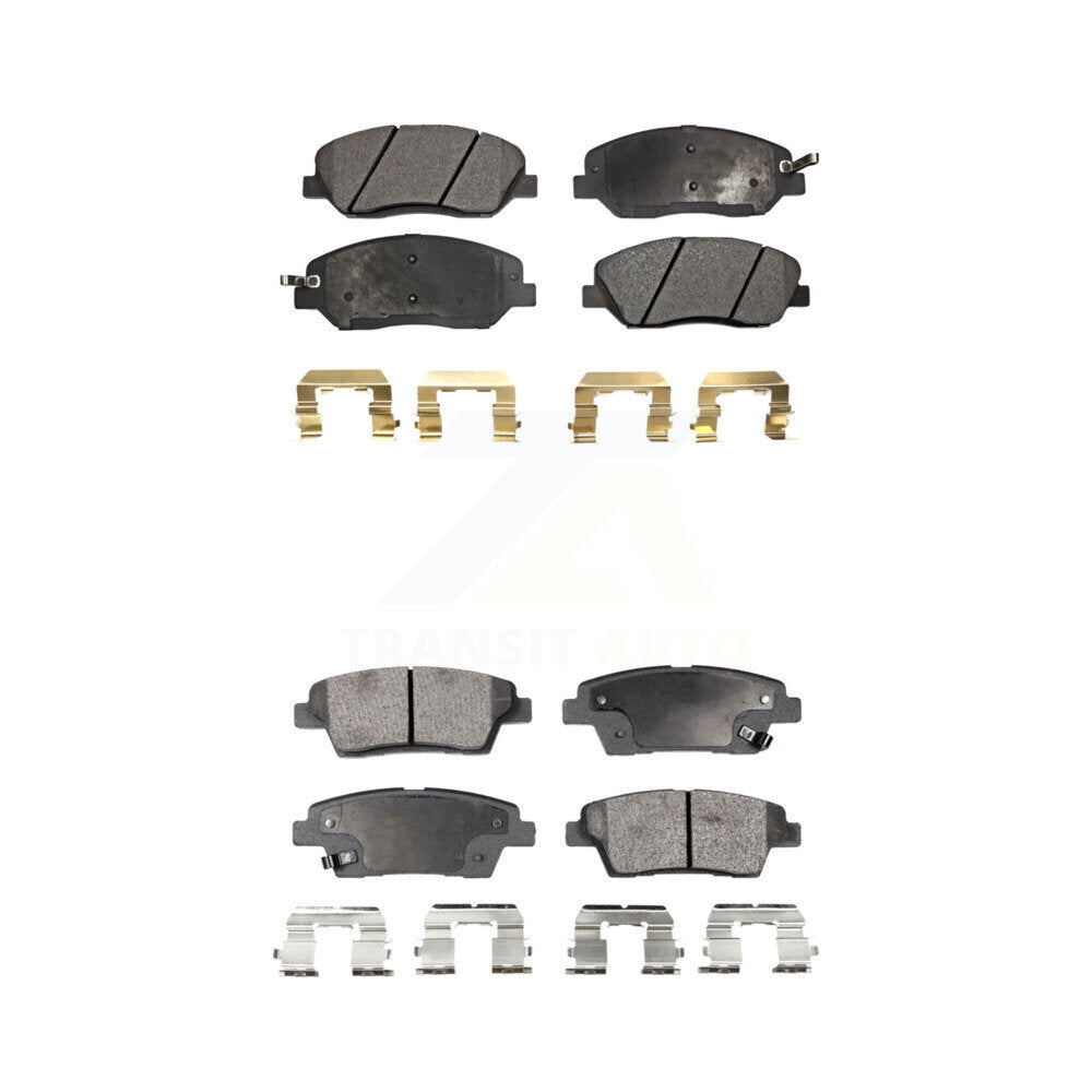 Ceramic Brake Pads Front Rear Kit For Hyundai Genesis 3.8L