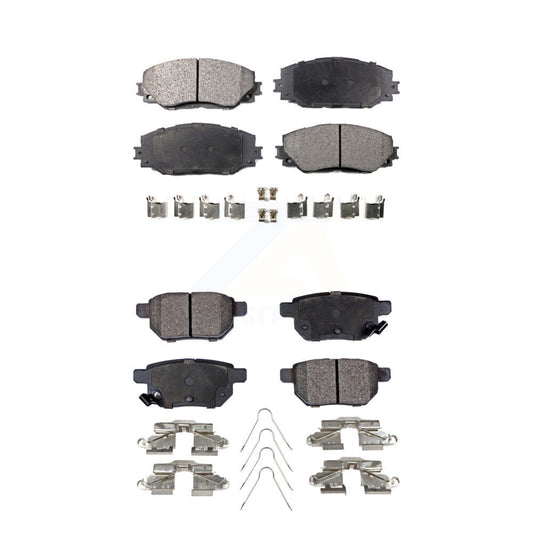 Ceramic Brake Pad Front Rear Kit For Toyota Corolla Matrix Pontiac Vibe Scion xB