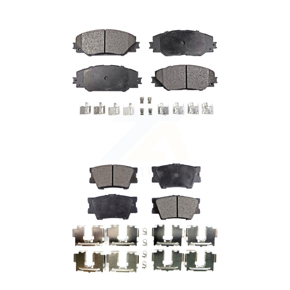 Ceramic Brake Pads Front Rear Kit For Toyota RAV4 Matrix Pontiac Vibe