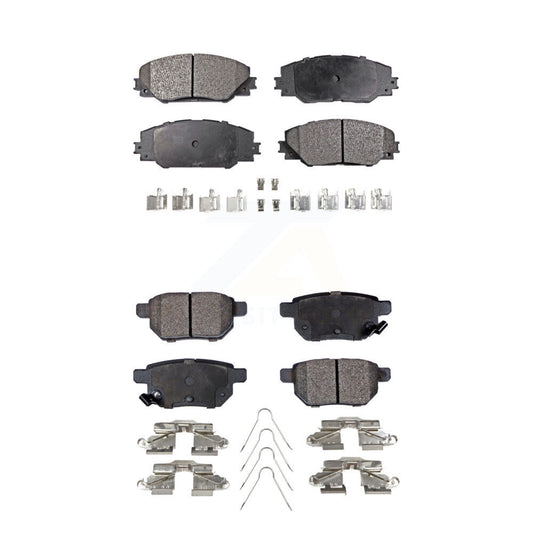 Ceramic Brake Pad Front Rear Kit For Toyota Matrix Pontiac Vibe Scion Corolla iM