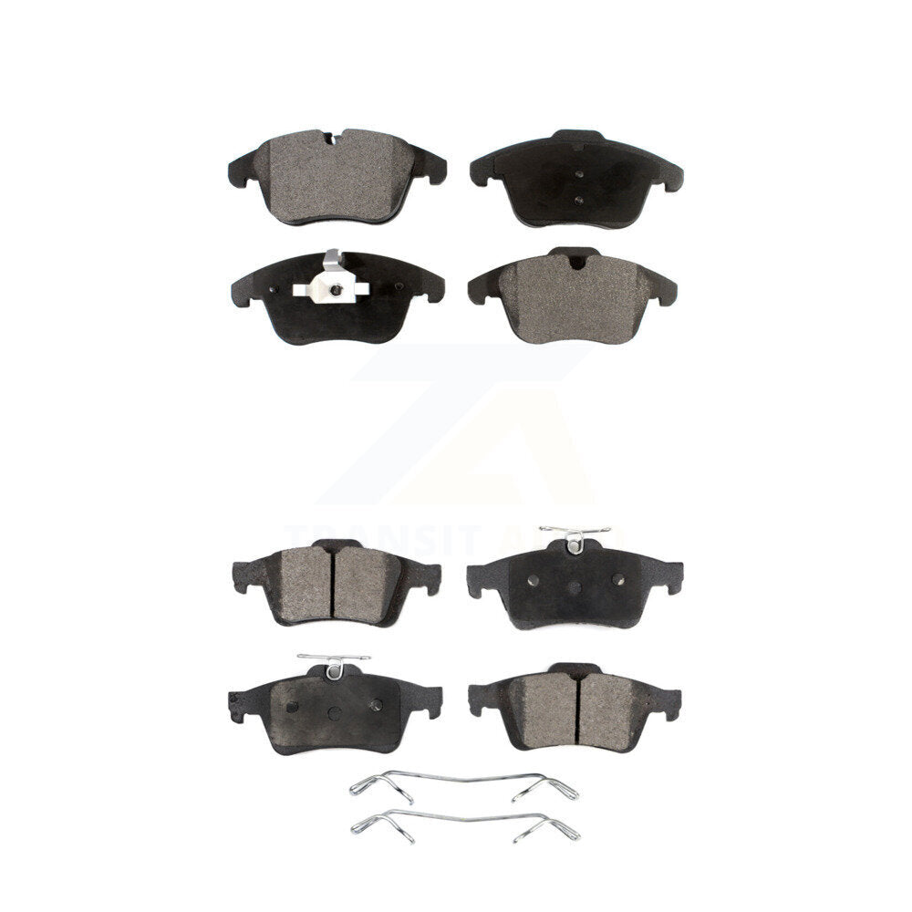 Ceramic Brake Pads Front Rear Kit For Jaguar XF XK Vanden Plas S-Type XJ8
