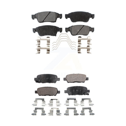 Ceramic Brake Pad Front Rear Kit For INFINITI G35 Q60 With Single Piston Caliper