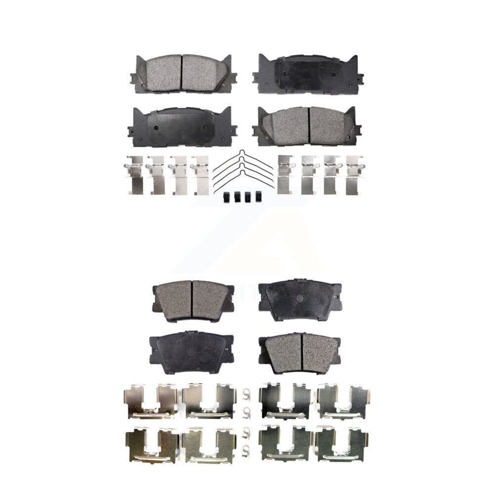 Ceramic Brake Pads Front Rear Kit For Toyota Camry Lexus ES350 Avalon ES300h