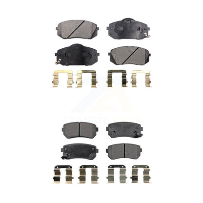 Ceramic Brake Pads Front Rear Kit For Hyundai Tucson Kia Sportage Cadenza