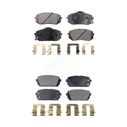Ceramic Brake Pads Front Rear Kit For 2007-2012 Kia Rondo
