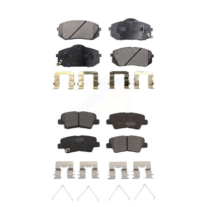 Ceramic Brake Pads Front Rear Kit For 2016 Kia Soul EV From Chassis VIN #160921