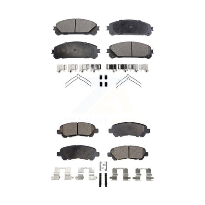 Ceramic Brake Pads Front Rear Kit For Toyota Highlander