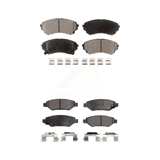 Ceramic Brake Pads Front Rear Kit For Cadillac CTS With Heavy Duty Brakes