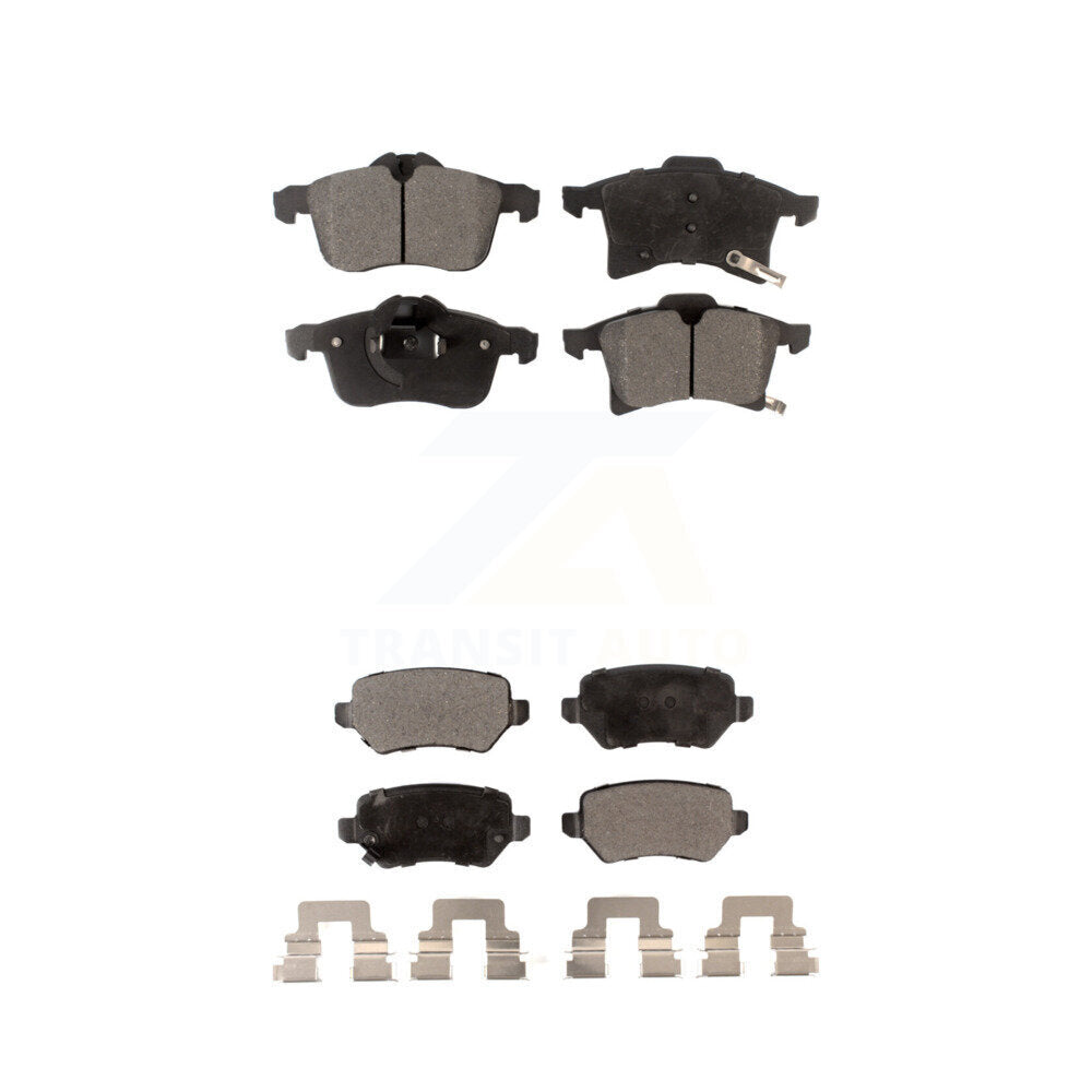 Ceramic Brake Pads Front Rear Kit For 2008-2009 Saturn Astra
