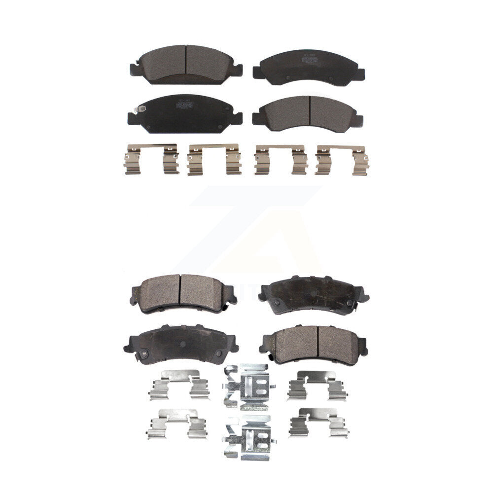Ceramic Brake Pad Front Rear Kit For Chevrolet GMC Silverado 1500 Sierra Classic
