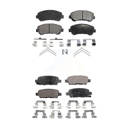 Ceramic Brake Pads Front Rear Kit For Nissan Rogue Sentra Maxima Juke Select