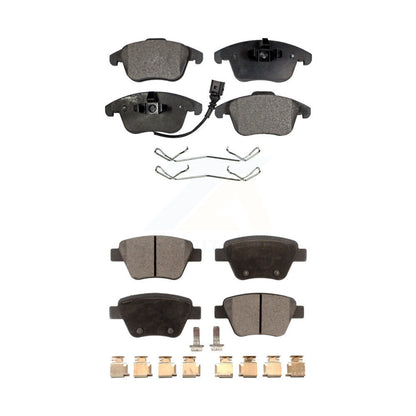 Ceramic Brake Pads Front Rear Kit For 2012-2014 Volkswagen Passat
