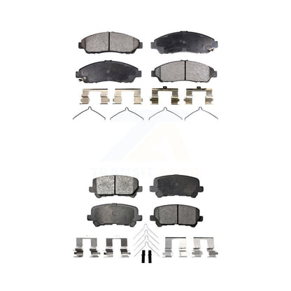 Ceramic Brake Pads Front Rear Kit For Honda Pilot Acura MDX ZDX