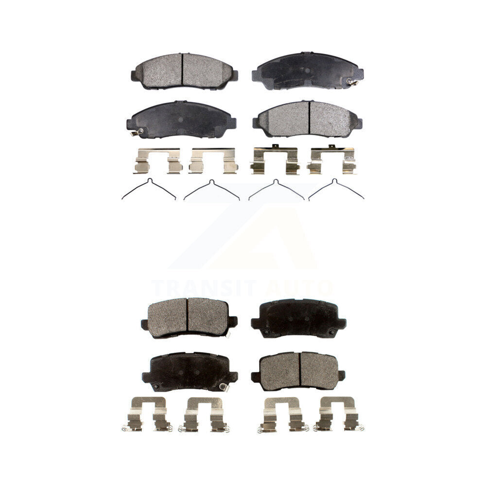 Ceramic Brake Pads Front Rear Kit For 2014-2020 Acura RLX Sport Hybrid SH-AWD