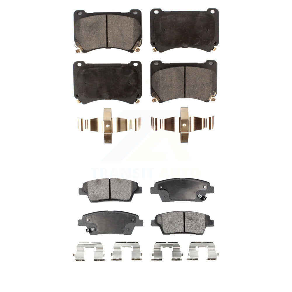 Ceramic Brake Pads Front Rear Kit For Hyundai Genesis