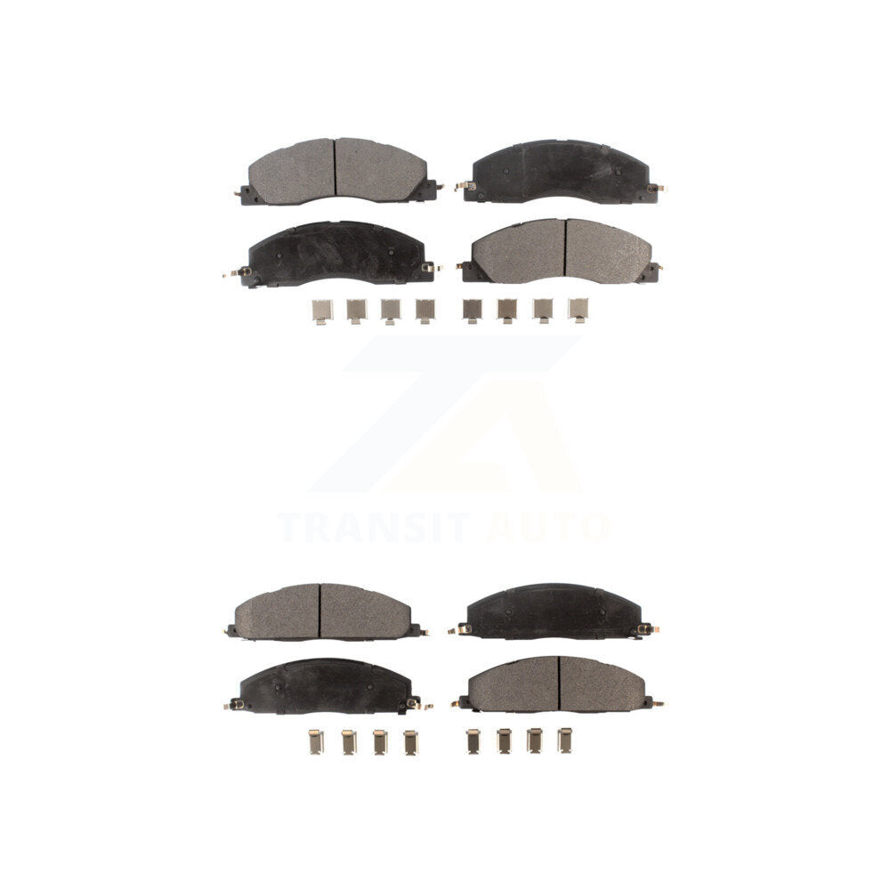 Ceramic Brake Pads Front Rear Kit For Ram 3500 2500 1500 Dodge