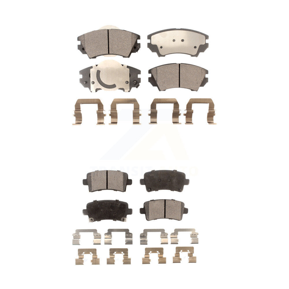 Ceramic Brake Pads Front Rear Kit For Saab 9-5