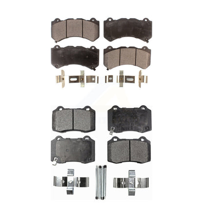 Ceramic Brake Pads Front Rear Kit For Dodge Charger Challenger Chevrolet Camaro
