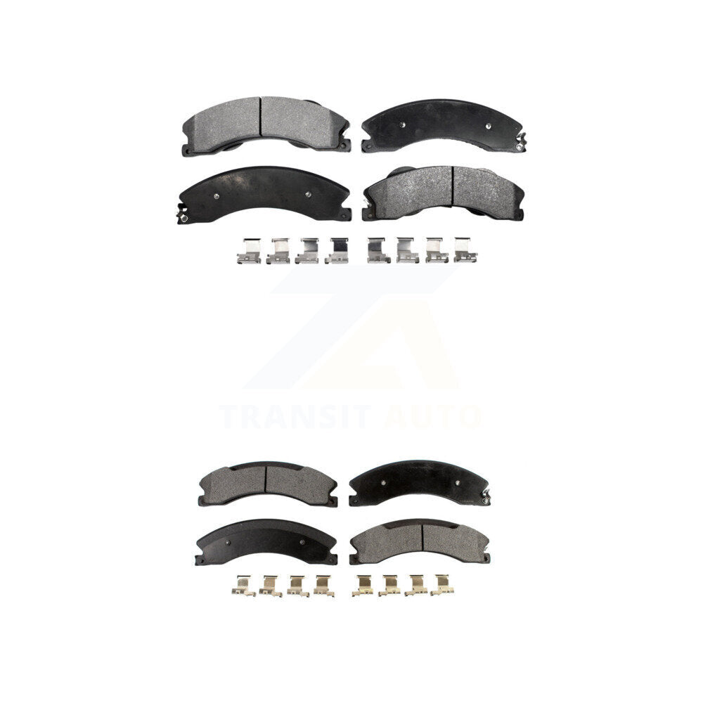 Ceramic Brake Pads Front Rear Kit For Nissan NV2500 TITAN XD NV3500 NV1500